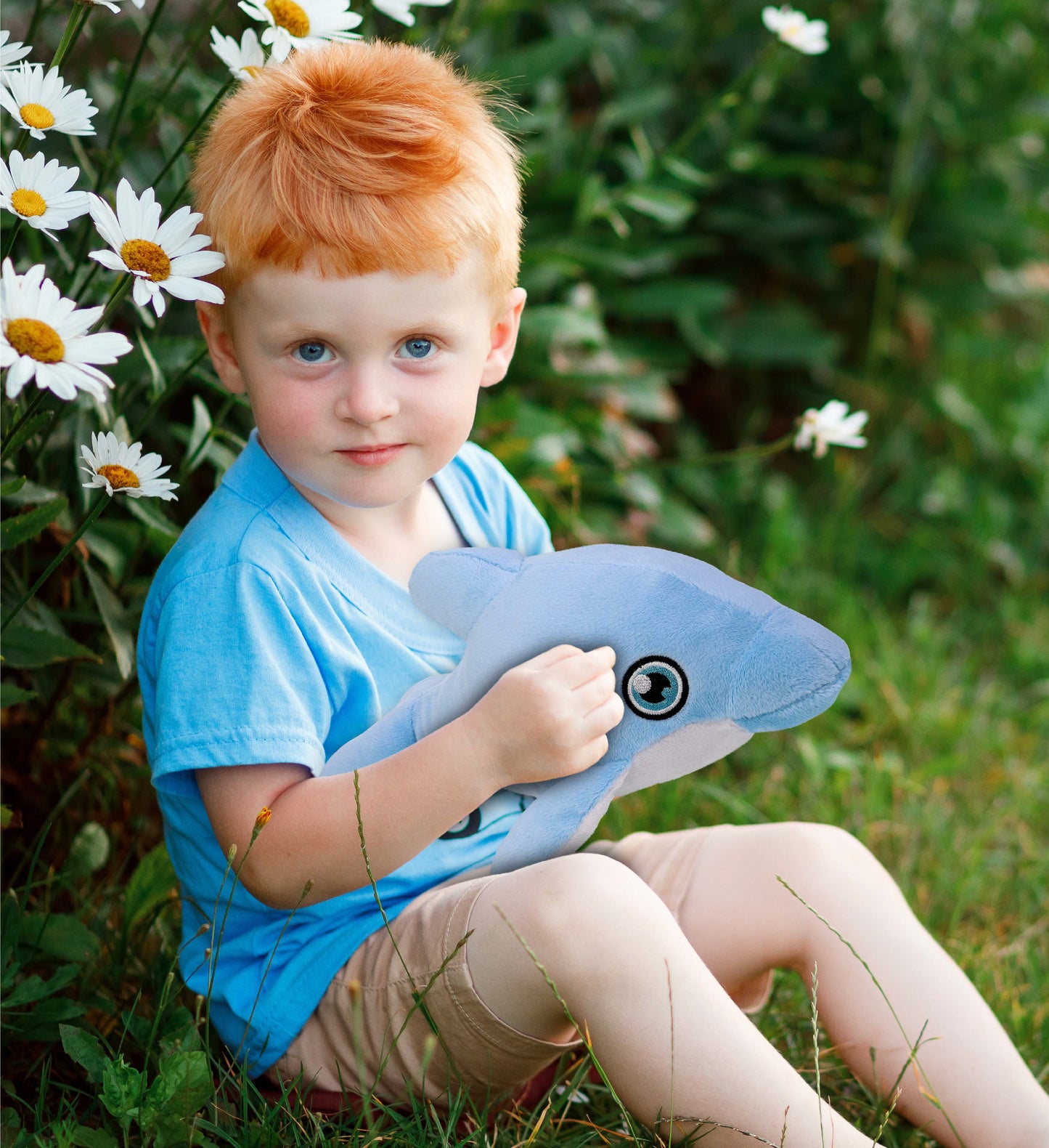 ECO FRIENDLY SUPER-SOFT PLUSH - DOLPHIN 13.5"