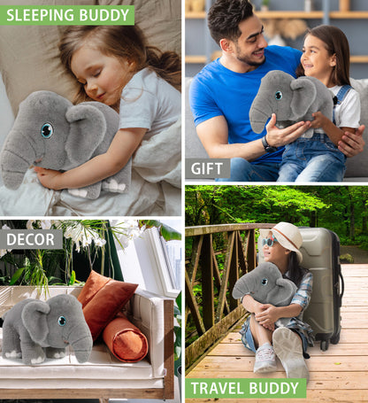 ECO FRIENDLY SUPER-SOFT PLUSH - ELEPHANT 14"