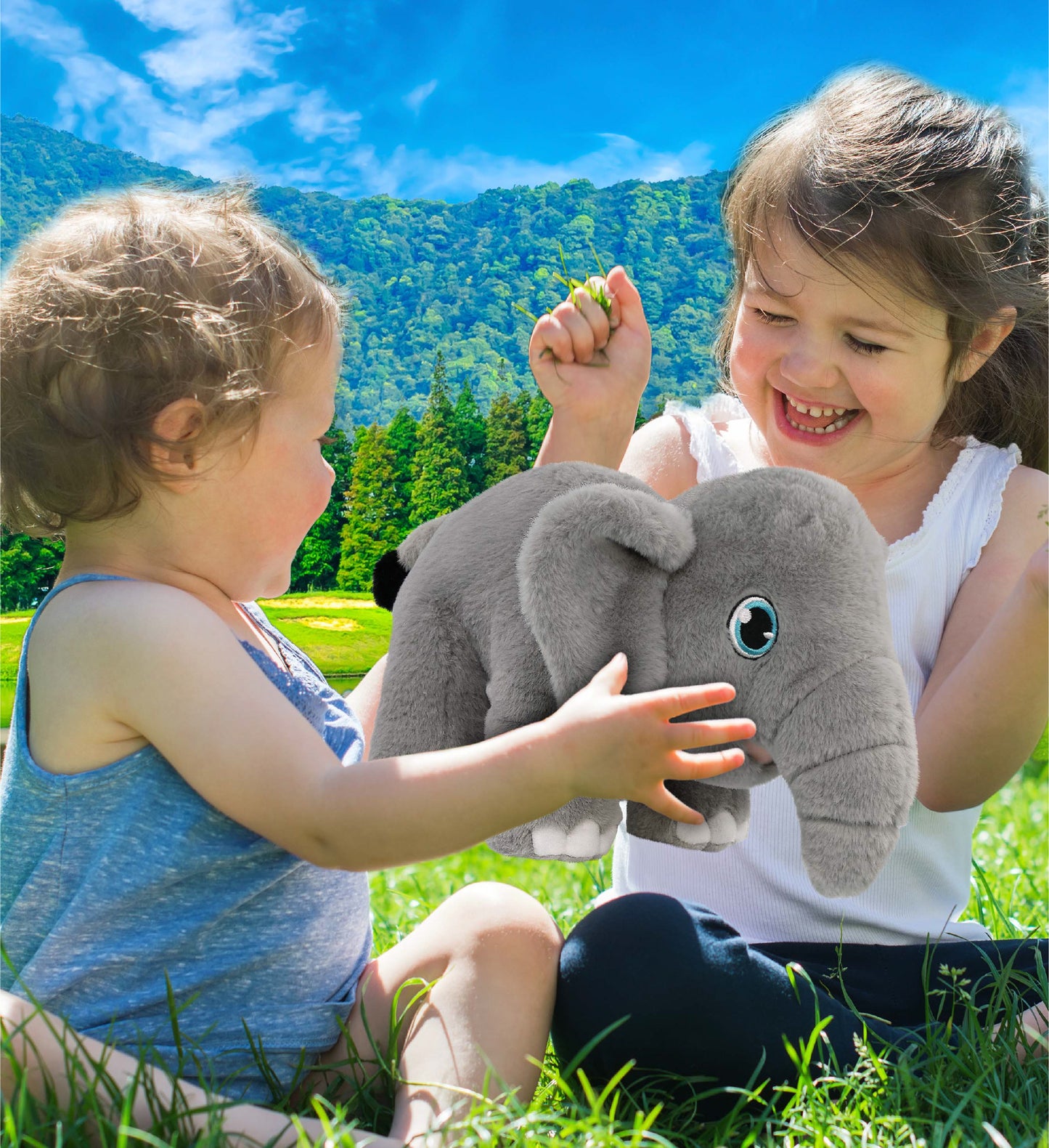 ECO FRIENDLY SUPER-SOFT PLUSH - ELEPHANT 14"