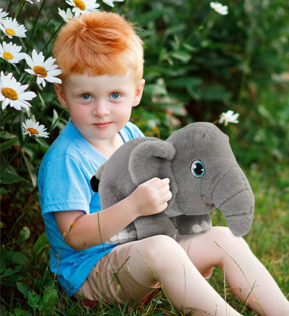 ECO FRIENDLY SUPER-SOFT PLUSH - ELEPHANT 14"