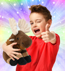 SUPER-SOFT PLUSH - FLOPPY MOOSE 12"