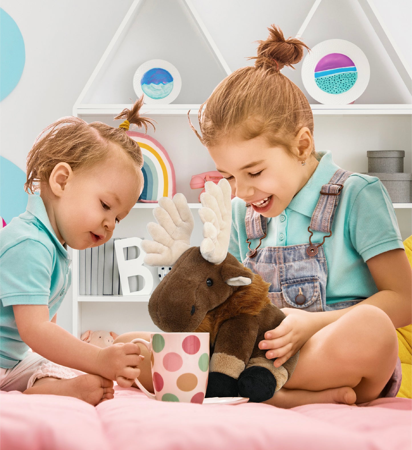 SUPER-SOFT PLUSH - FLOPPY MOOSE 12"