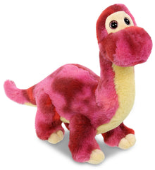SUPER SOFT PLUSH - PINK TIE-DYE DINOSAUR 9"