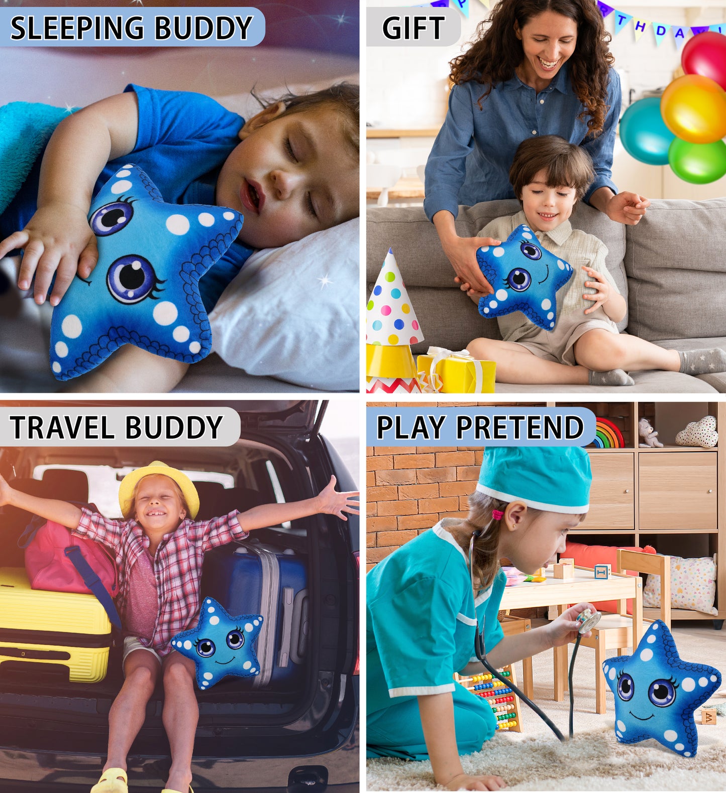 PLUSH BUDDIES - BLUE STARFISH