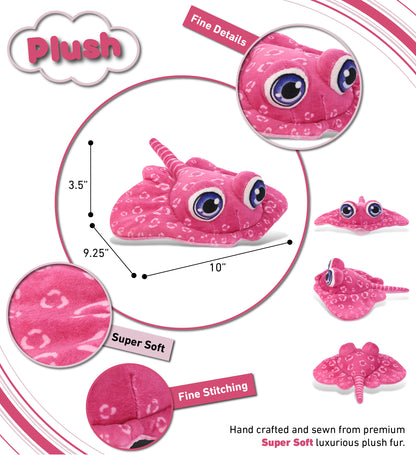 PLUSH BUDDIES - PINK STINGRAY