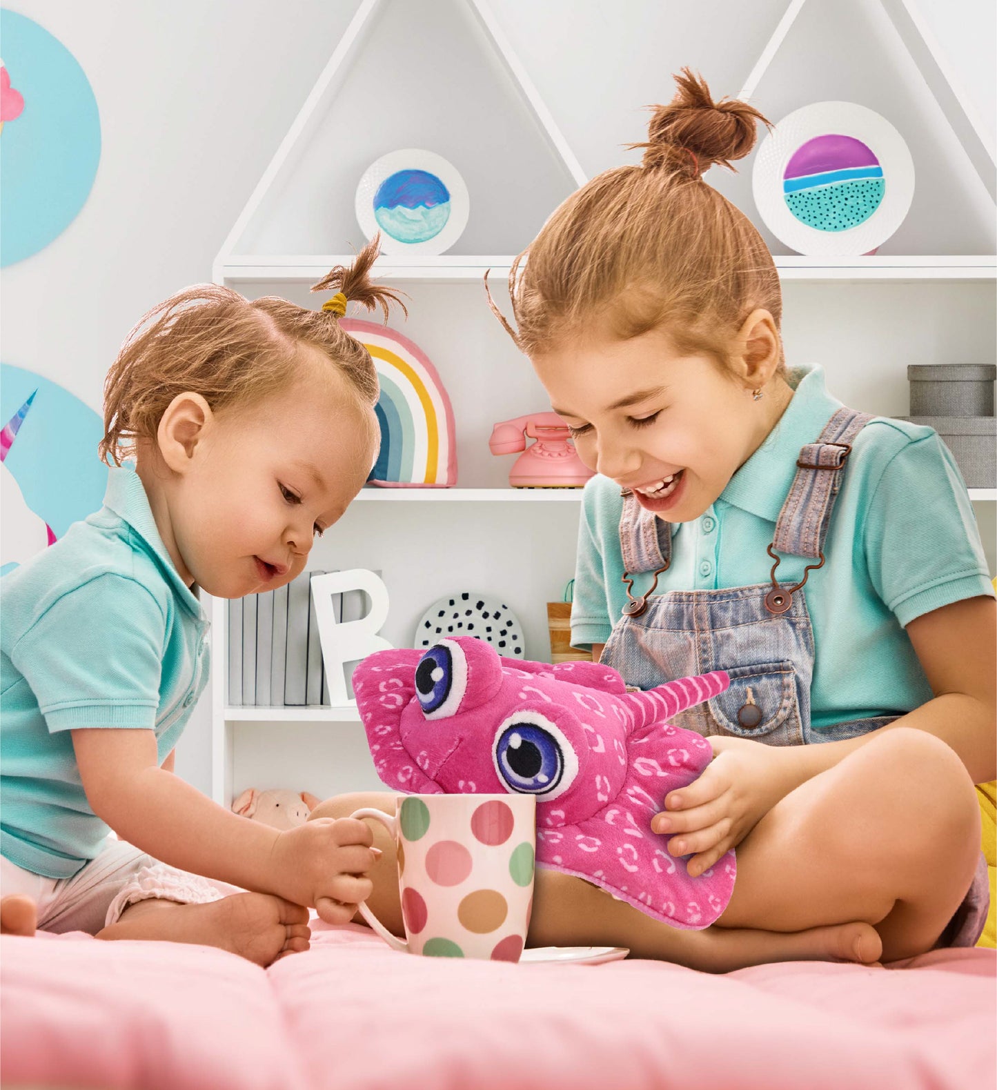 PLUSH BUDDIES - PINK STINGRAY