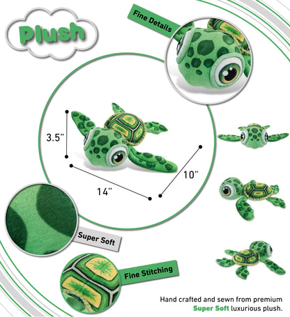 PLUSH BUDDIES - GREEN SEA TURTLE