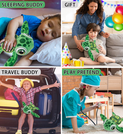 PLUSH BUDDIES - GREEN SEA TURTLE