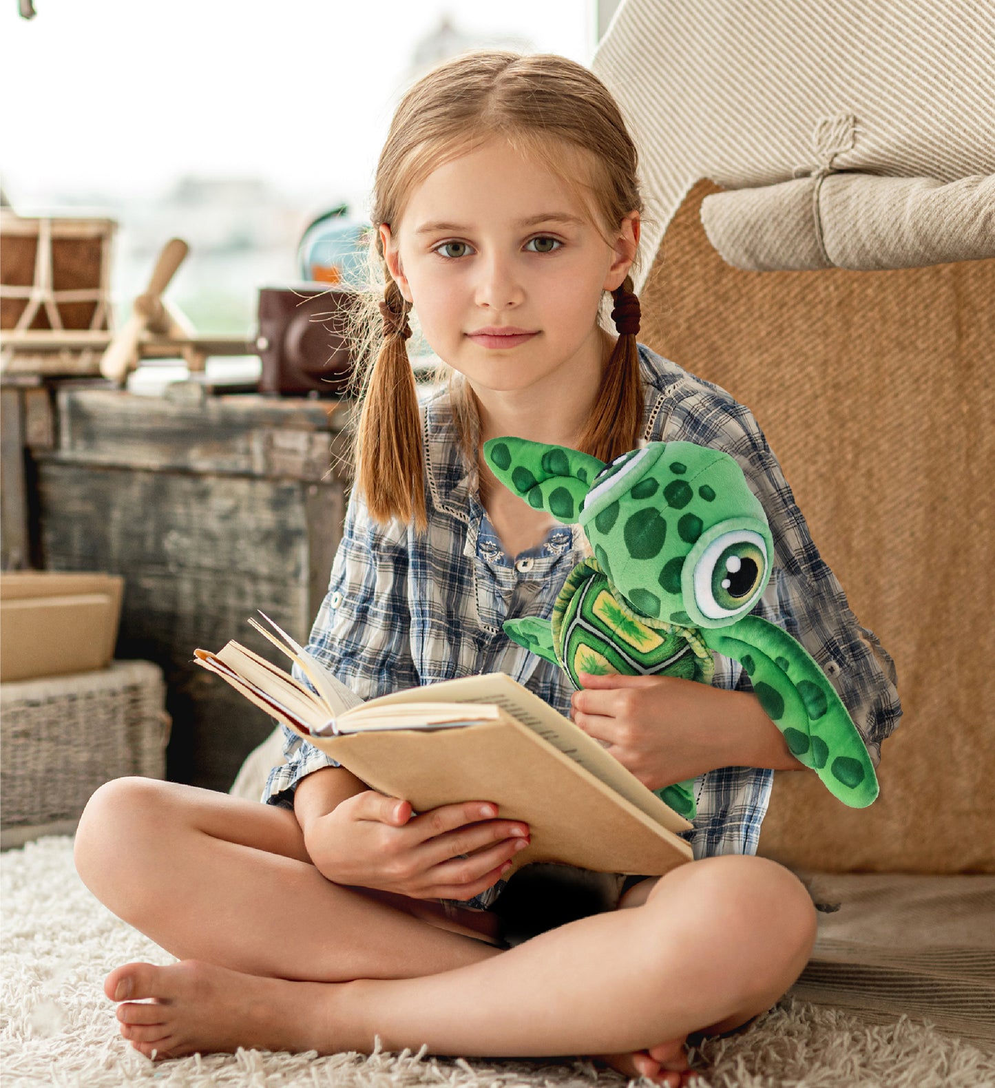 PLUSH BUDDIES - GREEN SEA TURTLE