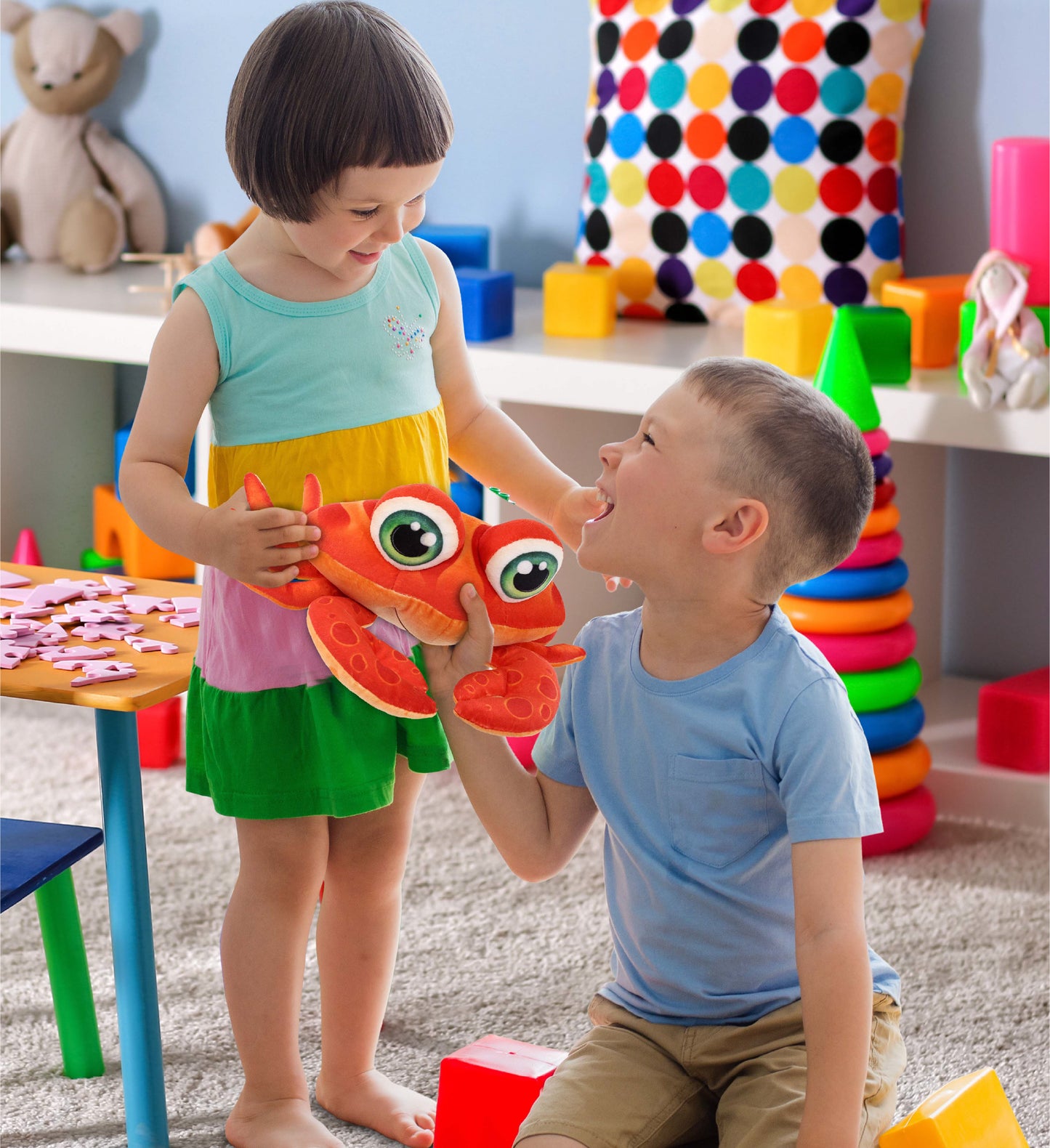PLUSH BUDDIES - RED CRAB