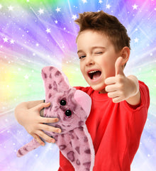 SUPER-SOFT PLUSH - PINK ROSE STINGRAY