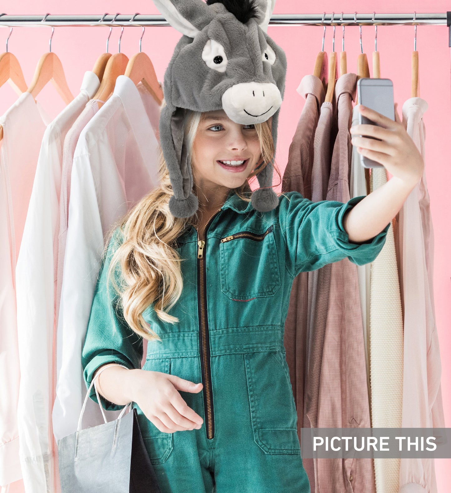 SUPER-SOFT PLUSH HAT - DONKEY