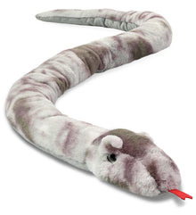 SUPER-SOFT PLUSH - GREY TIE-DYE SNAKE 60"