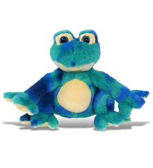 SUPER-SOFT PLUSH - BLUE TIE-DYE FROG 12"