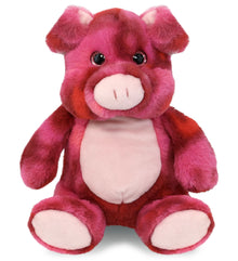 SUPER-SOFT PLUSH - PINK TIE-DYE PIG 9"