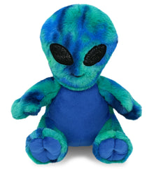 SUPER-SOFT PLUSH - BLUE TIE-DYE ALIEN 9"