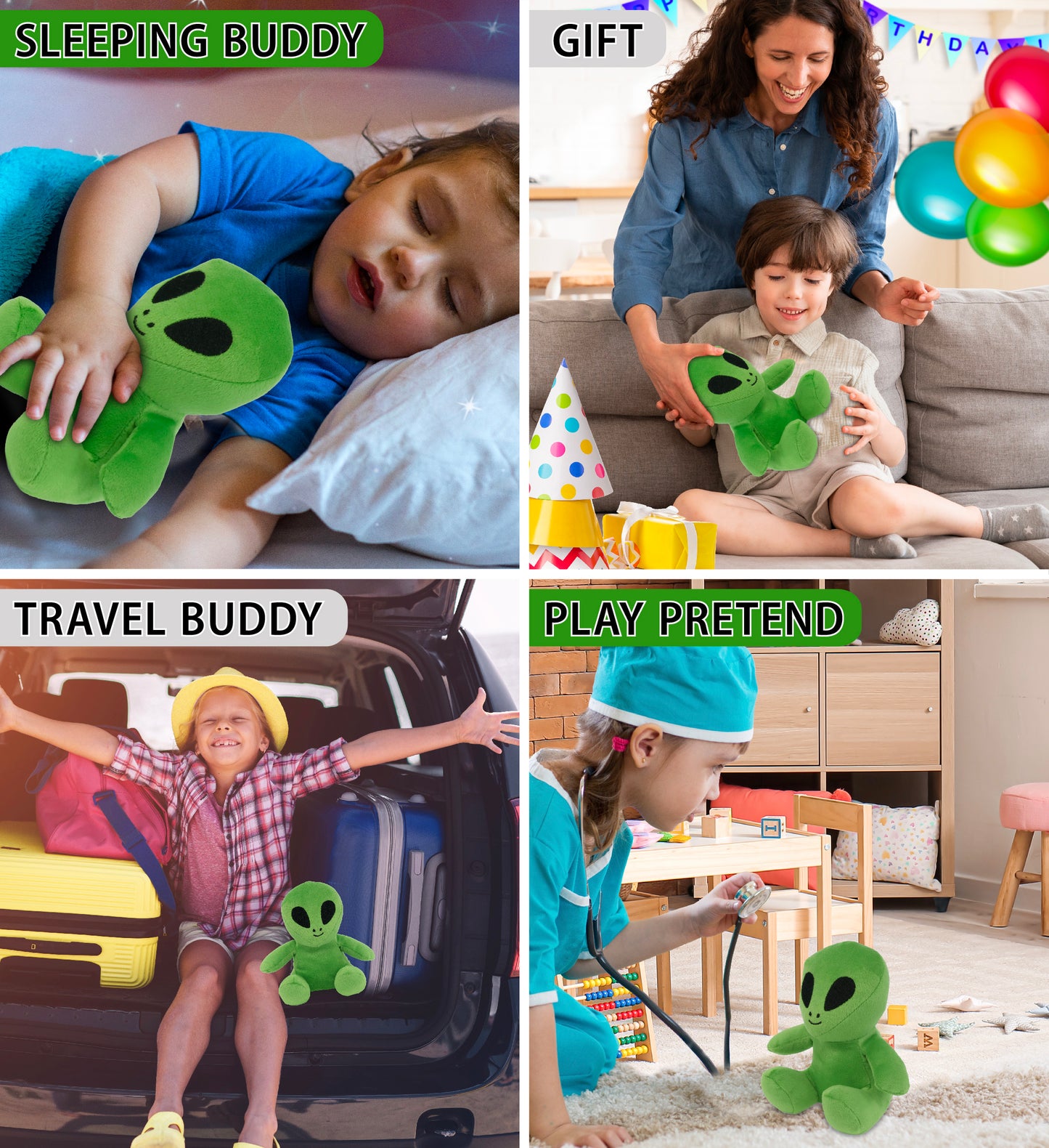 6" PLUSH - SPACE ALIEN