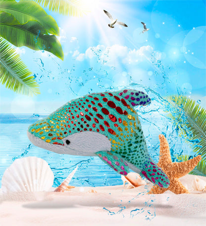 PLUSH MAGNET - DOLPHIN