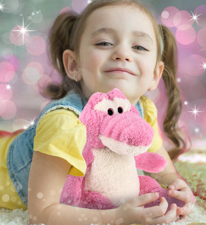 SUPER-SOFT PLUSH - SITTING PINK ALLIGATOR