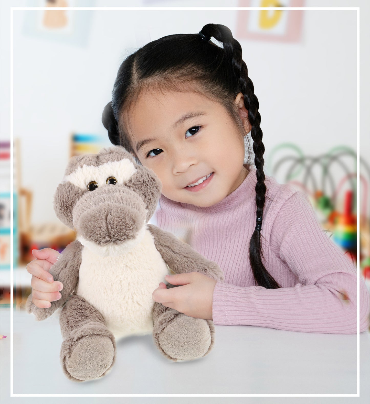 SUPER-SOFT PLUSH - SITTING GREY ALLIGATOR