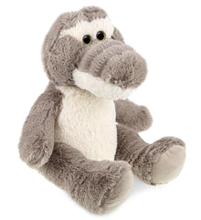 SUPER-SOFT PLUSH - SITTING GREY ALLIGATOR