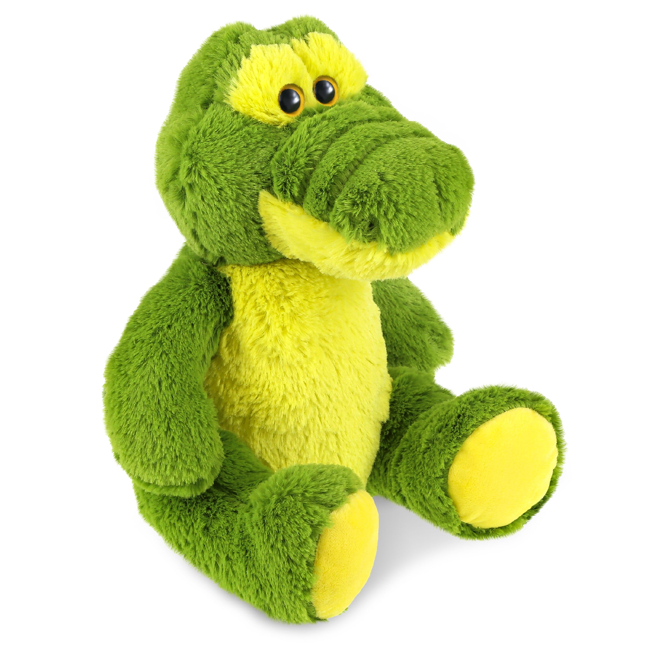 SUPER-SOFT PLUSH - SITTING GREEN ALLIGATOR