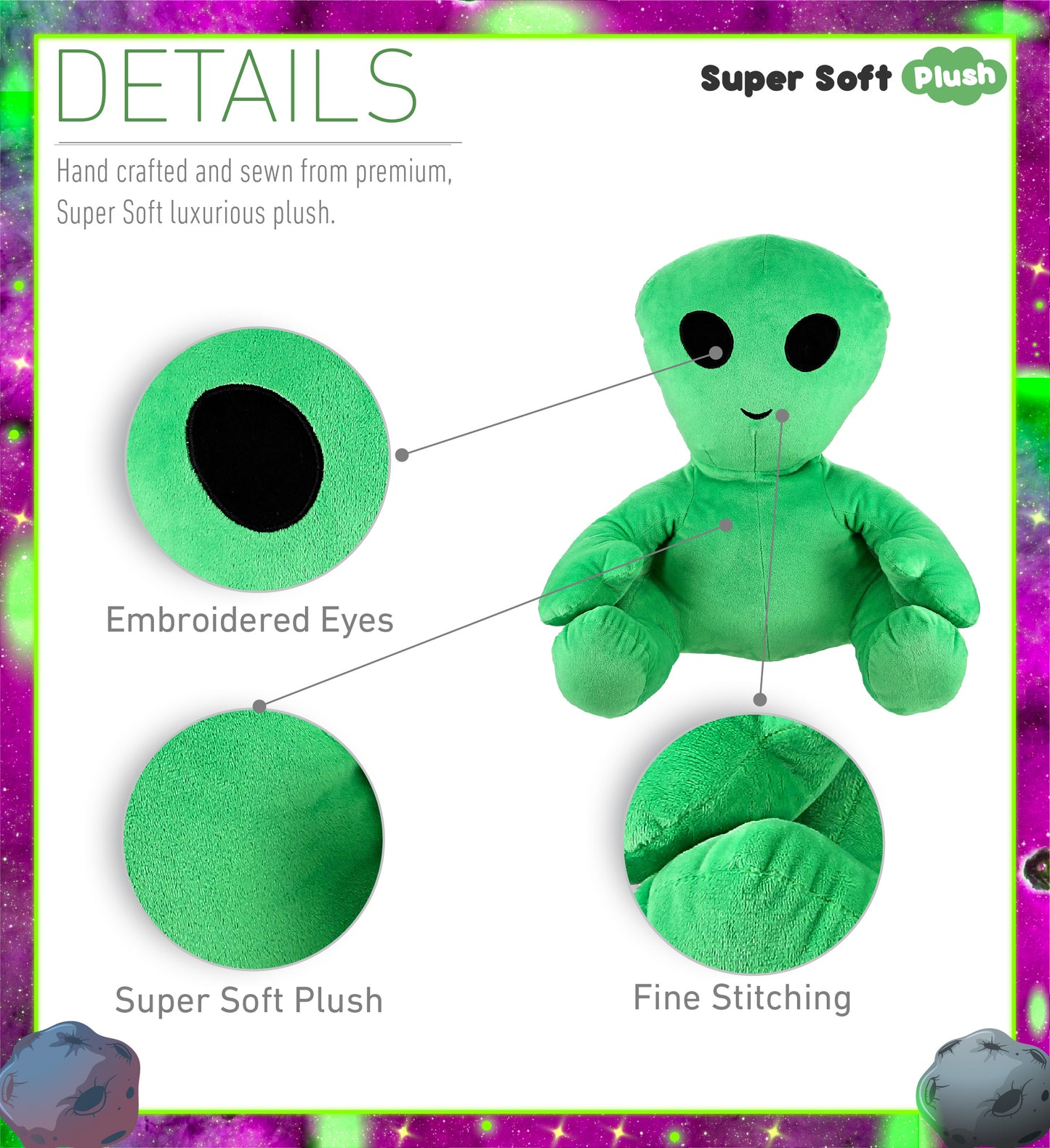 XL PLUSH - ALIEN 18"