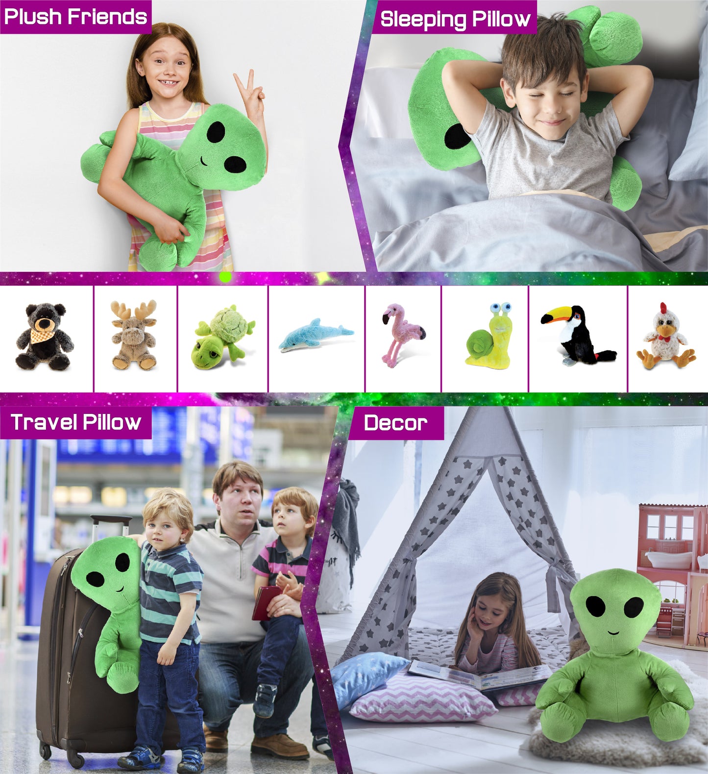 XL PLUSH - ALIEN 18"