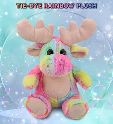 SUPER-SOFT PLUSH - RAINBOW MOOSE 9"