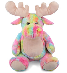 SUPER-SOFT PLUSH - RAINBOW MOOSE XL 15"