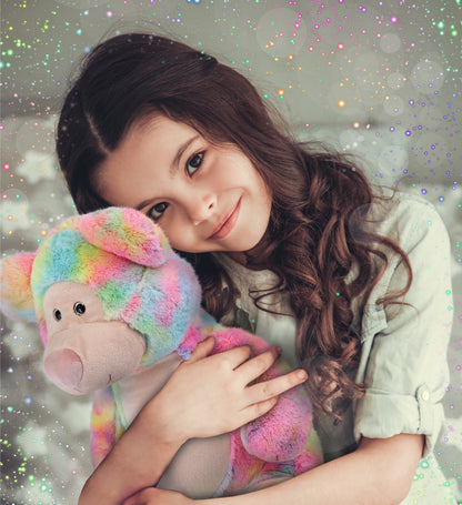 SUPER-SOFT PLUSH - RAINBOW BEAR XL 17"