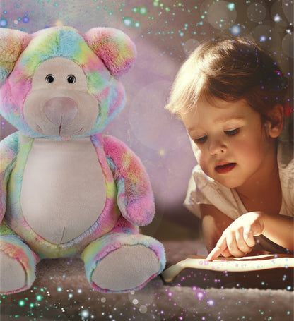 SUPER-SOFT PLUSH - RAINBOW BEAR XL 17"