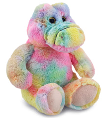 SUPER-SOFT PLUSH - RAINBOW SITTING ALLIGATOR 8"