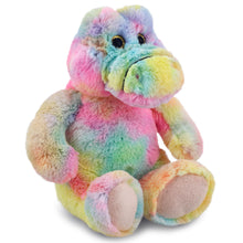 SUPER-SOFT PLUSH - RAINBOW SITTING ALLIGATOR 8"