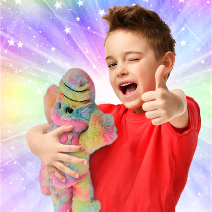 SUPER-SOFT PLUSH - RAINBOW ALLIGATOR SMALL 12"