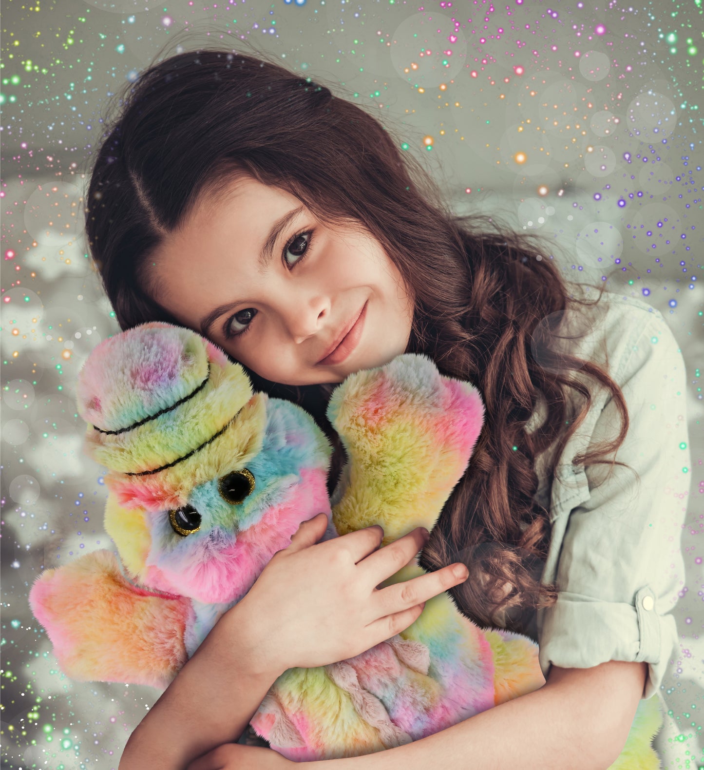 SUPER-SOFT PLUSH - RAINBOW ALLIGATOR SMALL 12"