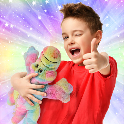 SUPER-SOFT PLUSH - RAINBOW ALLIGATOR LARGE 17"