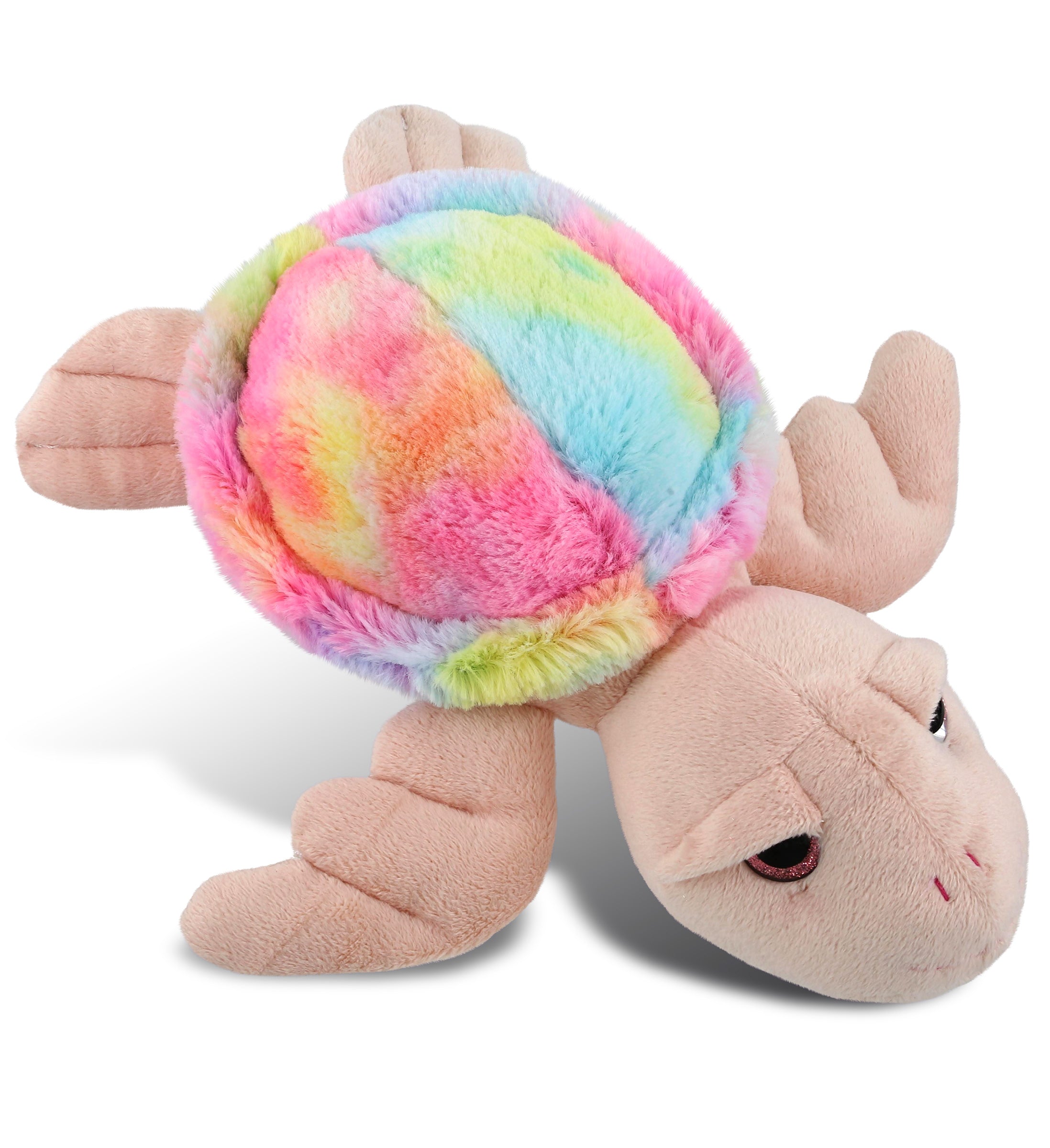 SUPER-SOFT PLUSH - RAINBOW PINK SEA TURTLE 10"