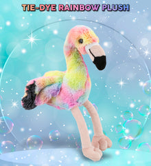 SUPER-SOFT PLUSH - RAINBOW FLAMINGO 8"