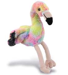 SUPER-SOFT PLUSH - RAINBOW FLAMINGO 8"