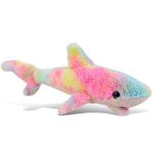 SUPER-SOFT PLUSH - RAINBOW SHARK SMALL 14"