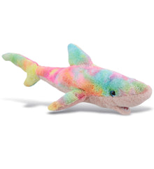 SUPER-SOFT PLUSH - RAINBOW SHARK LARGE 23"