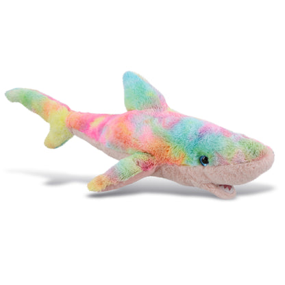 SUPER-SOFT PLUSH - RAINBOW SHARK LARGE 23"