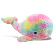 SUPER-SOFT PLUSH - RAINBOW WHALE XL 15"