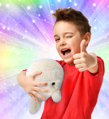 SUPER-SOFT PLUSH - WHITE WHALE SMALL 7"