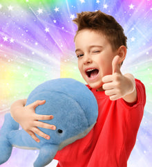 SUPER-SOFT PLUSH - BLUE WHALE LARGE 13"