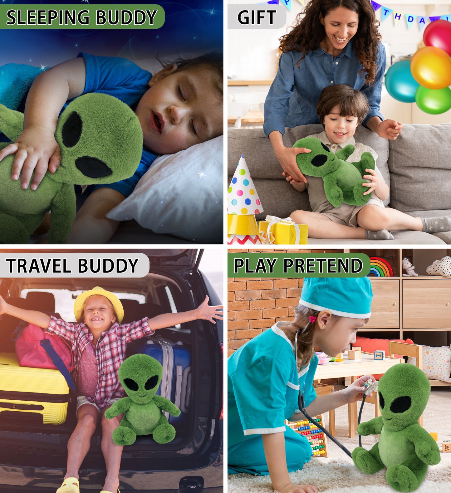 SUPER-SOFT PLUSH - ALIEN 11"