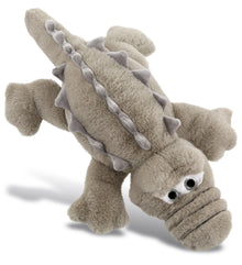 SUPER-SOFT PLUSH - GREY ALLIGATOR SMALL 14"