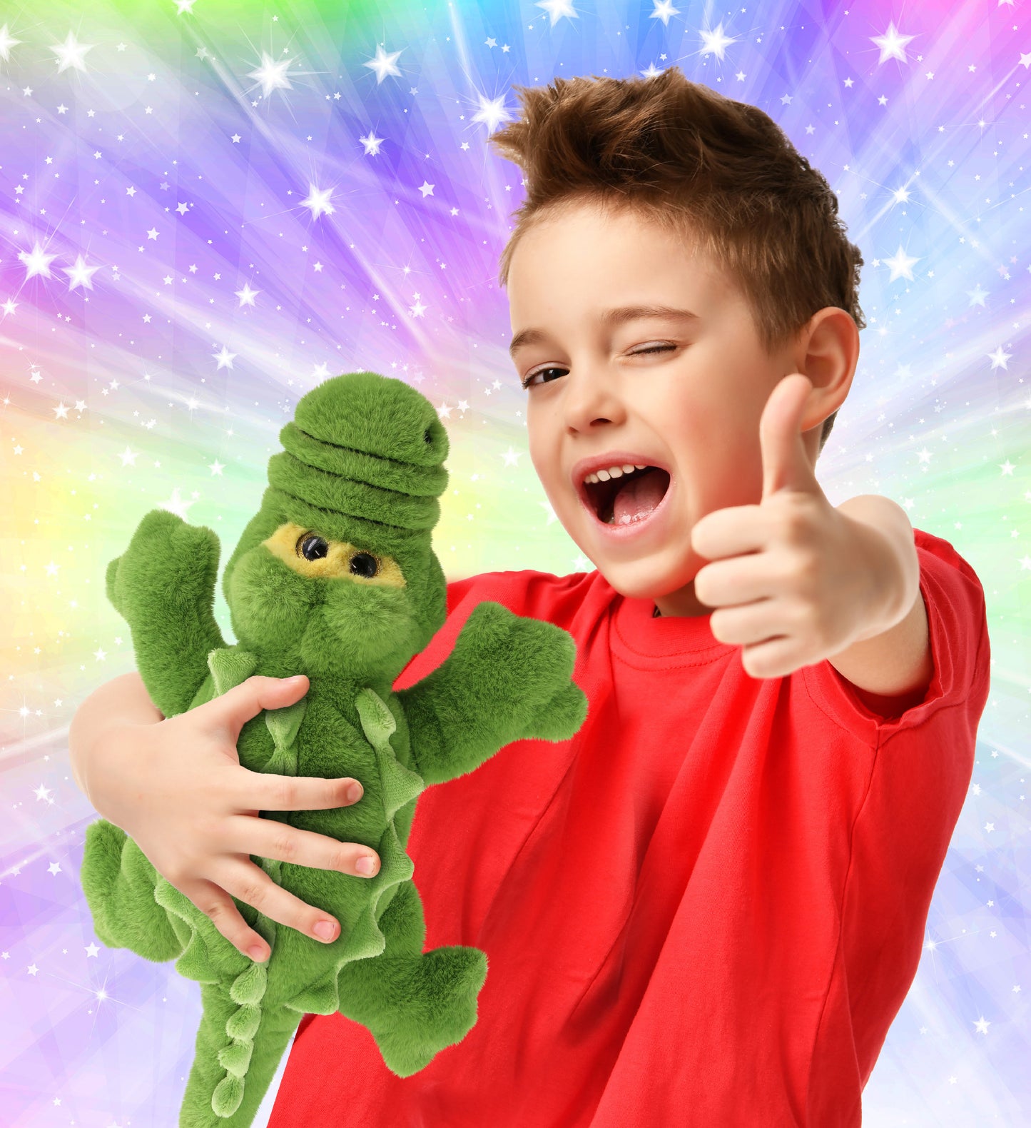 SUPER-SOFT PLUSH - GREEN ALLIGATOR SMALL 14"