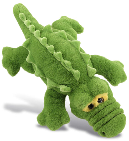 SUPER-SOFT PLUSH - GREEN ALLIGATOR SMALL 14"